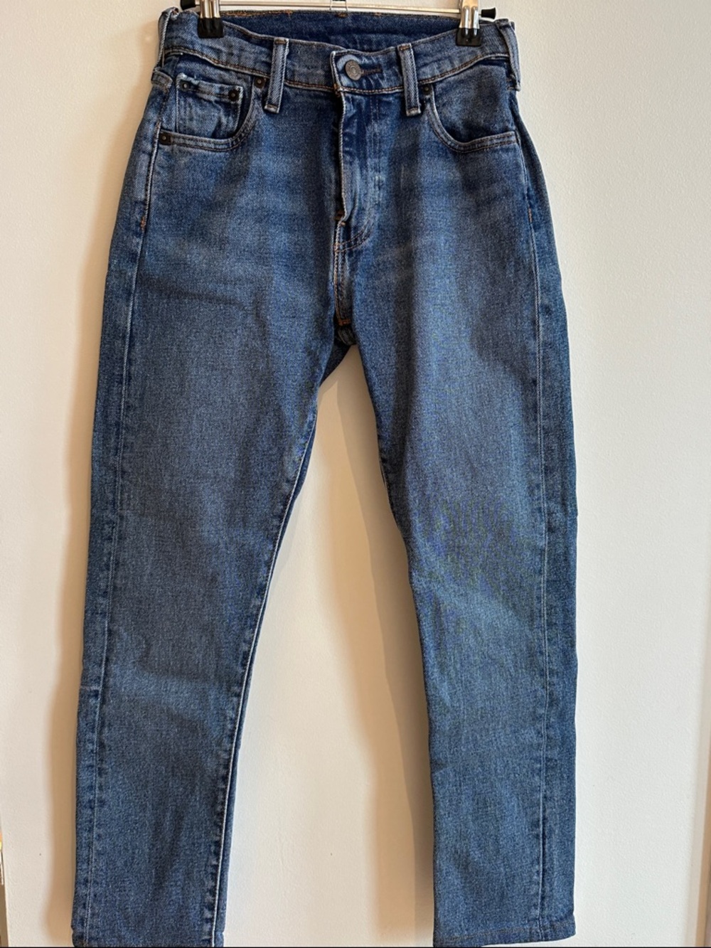 Levis Woman Slim Straight Blue Jeans